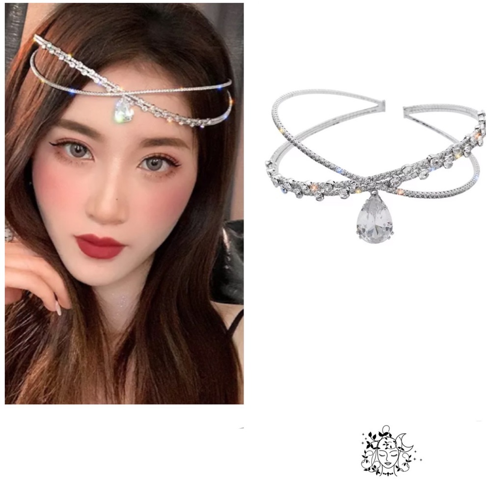 Just In🎉Rhinestone Crystal Crown/Choker Necklace